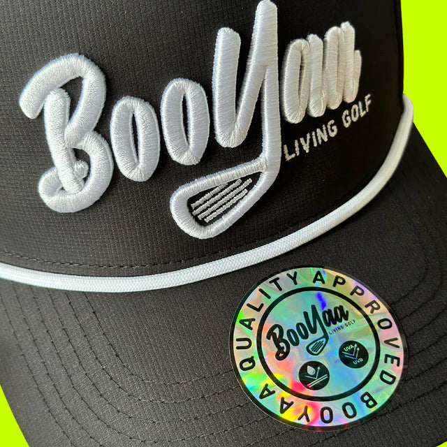 BooYaa Golf Cap | BLACK CLASSIC - Golf Society