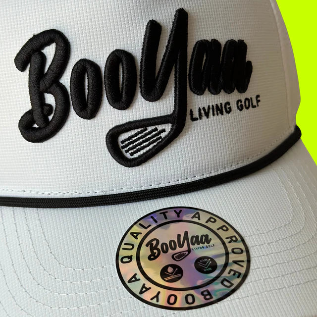 BooYaa Golf Cap | WHITE CLASSIC - Golf Society