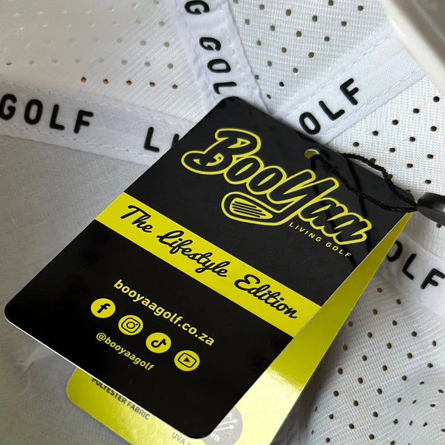 BooYaa Golf Cap | WHITE CLASSIC - Golf Society