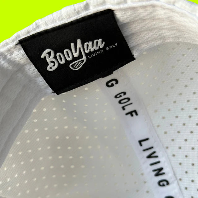 BooYaa Golf Cap | WHITE CLASSIC - Golf Society
