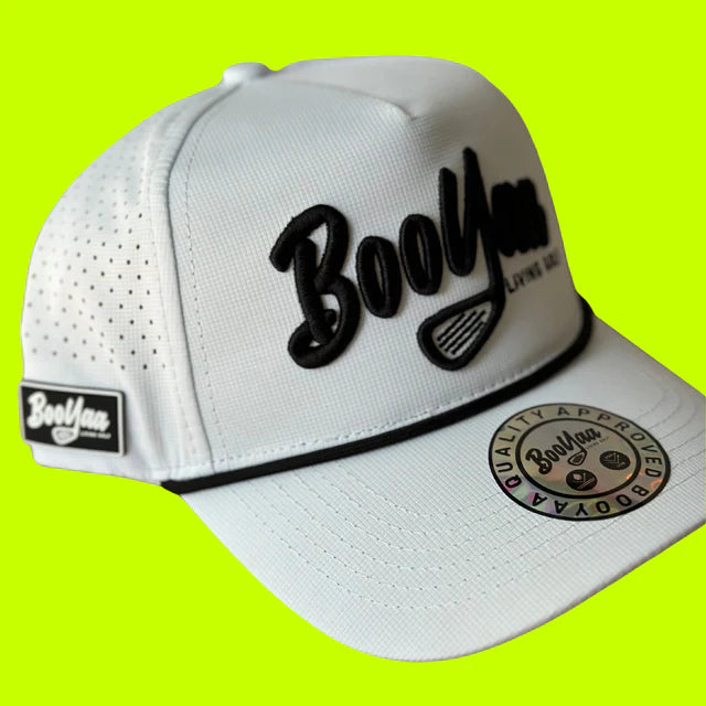 BooYaa Golf Cap | WHITE CLASSIC - Golf Society