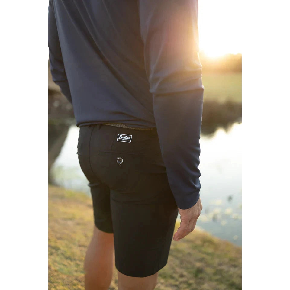 BooYaa Golf Shorts - Birdie Breather (Black) - Golf Society