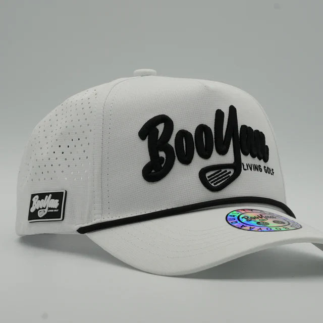 BooYaa Golf Cap | WHITE CLASSIC - Golf Society