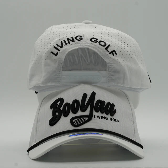 BooYaa Golf Cap | WHITE CLASSIC - Golf Society
