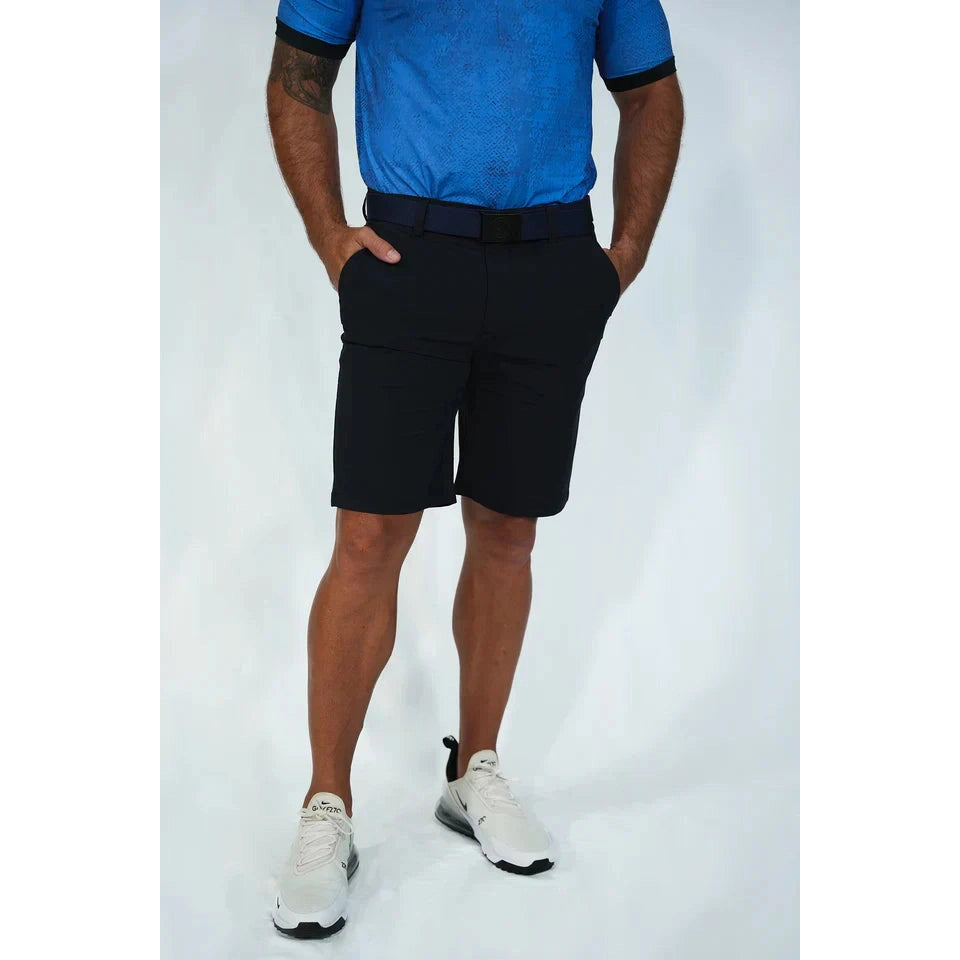 BooYaa Golf Shorts - Birdie Breather (Black) - Golf Society