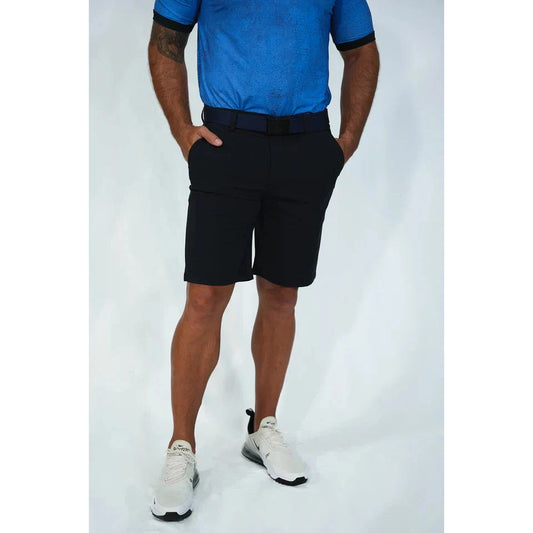 BooYaa Golf Shorts - Birdie Breather (Black) - Golf Society