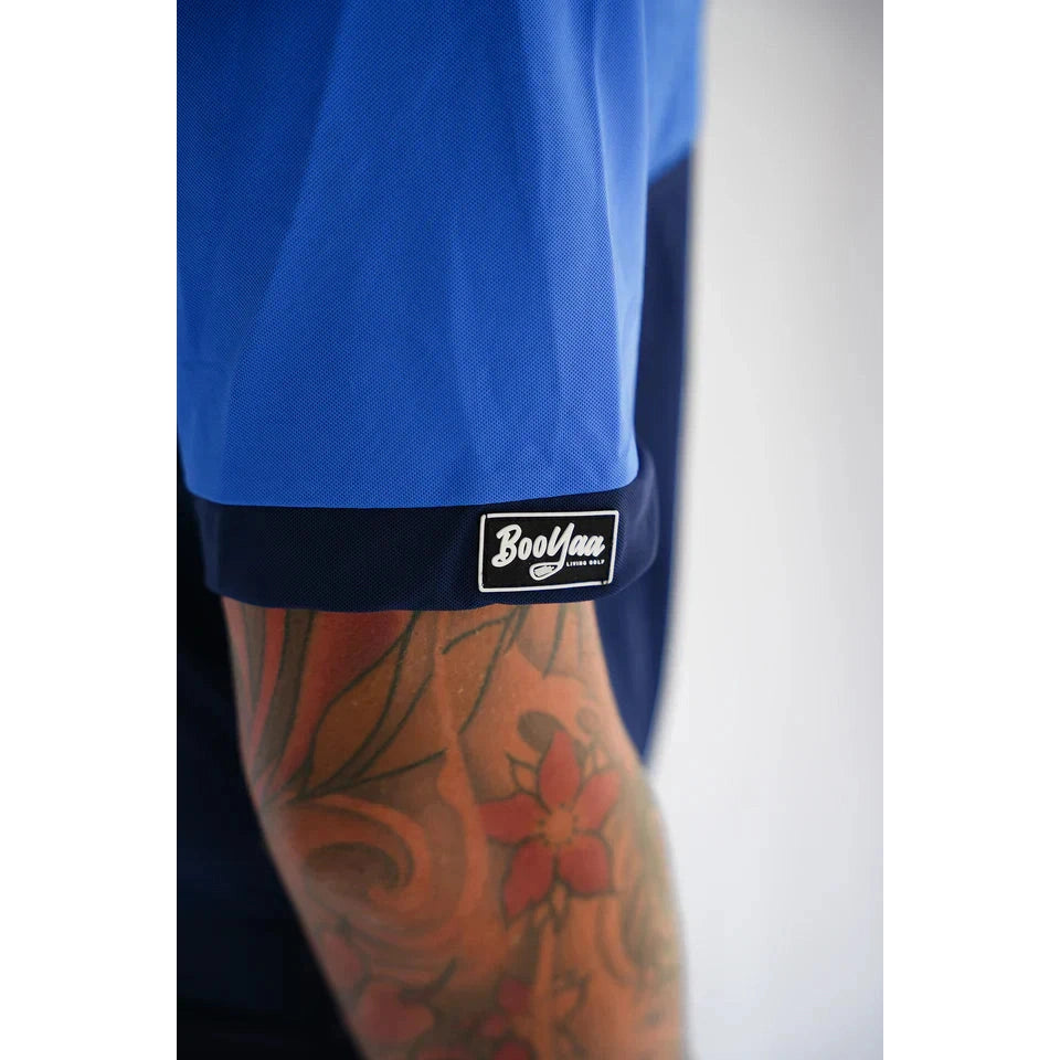 CAPTAINS BLUE - XI Premium Golf Shirt - Golf Society