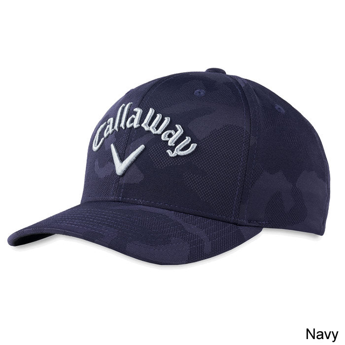 Callaway Camo FLEXFIT Snapback Cap - Camo Navy - Golf Society