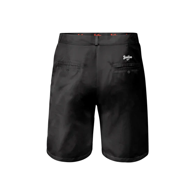BooYaa Golf Shorts - Birdie Breather (Black) - Golf Society