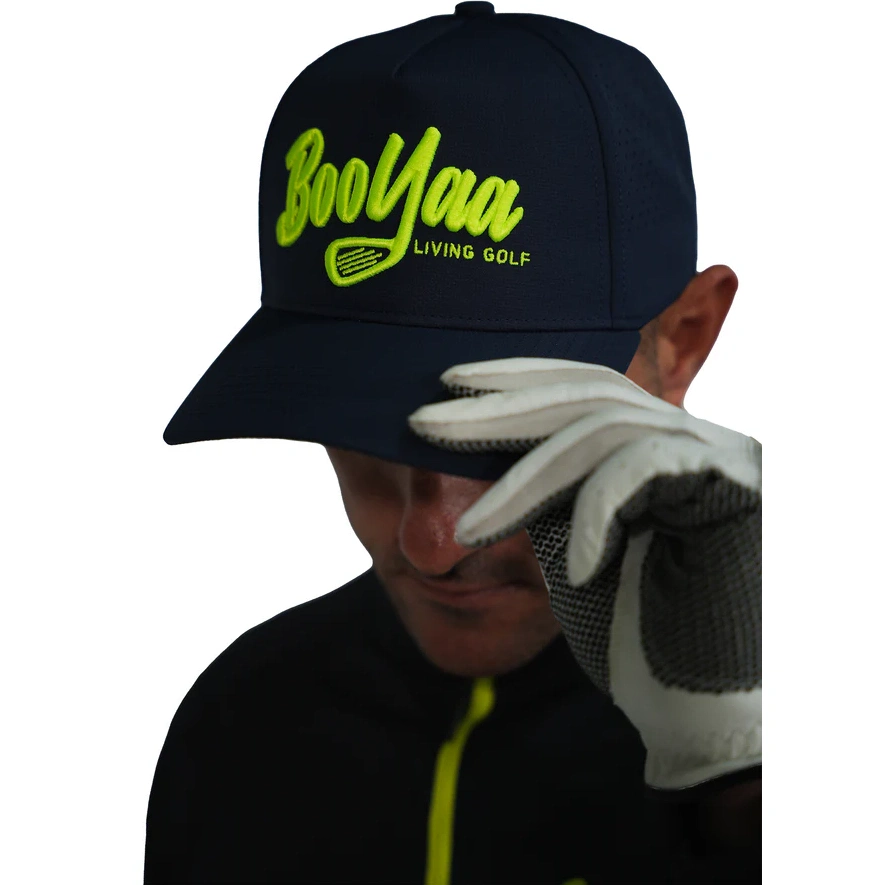 BooYaa Golf Cap | NAVY NEON - Golf Society
