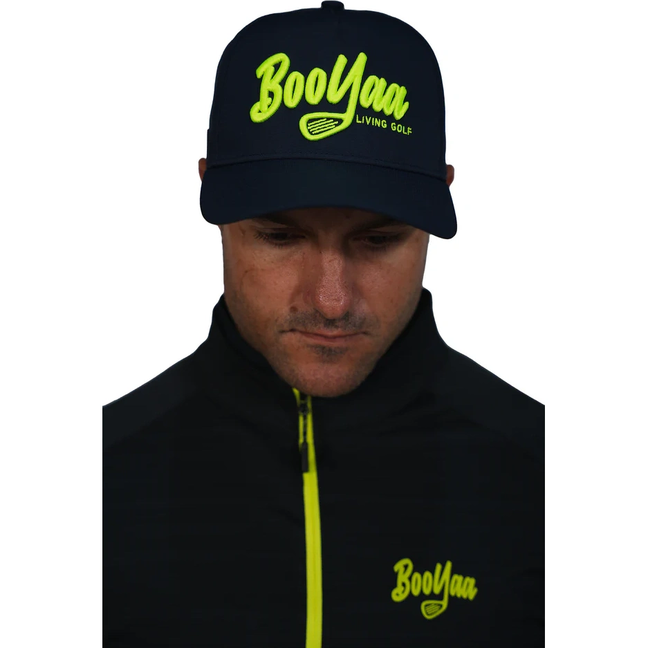 BooYaa Golf Cap | NAVY NEON - Golf Society