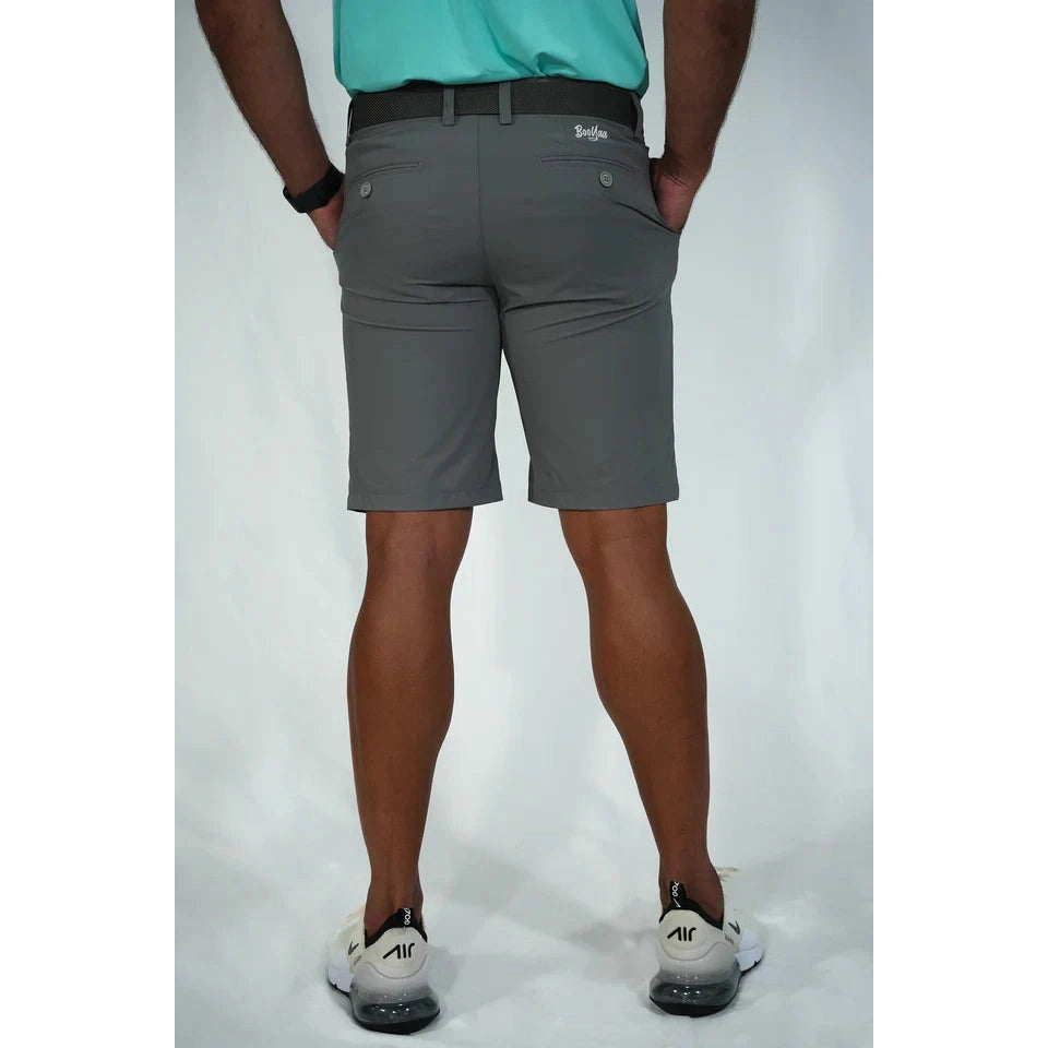BooYaa Golf Shorts - Birdie Breather (Grey) - Golf Society