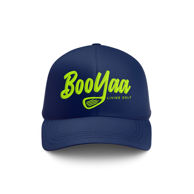 BooYaa Golf Cap | NAVY NEON - Golf Society