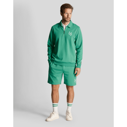 LYLE & SCOTT - LOGO QUARTER ZIP SWEATSHIRT - Golf Society