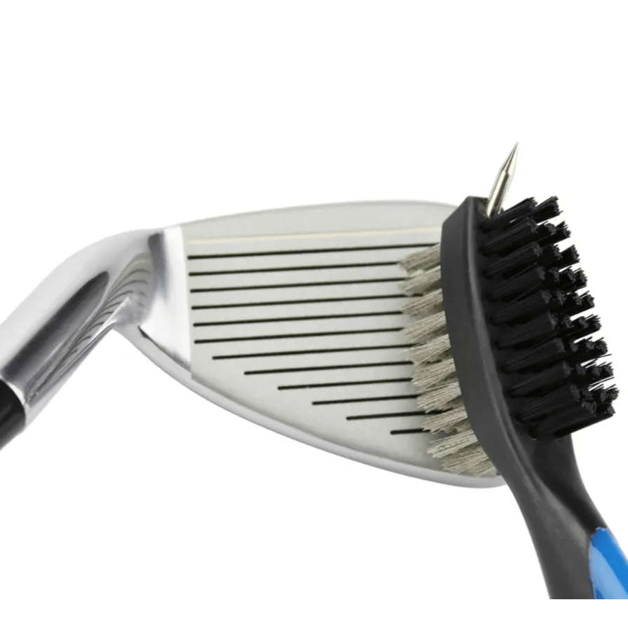 Dual-Sided Portable Golf Groove Cleaning Brush - Essential for Ball Spin & Accuracy - Golf Society