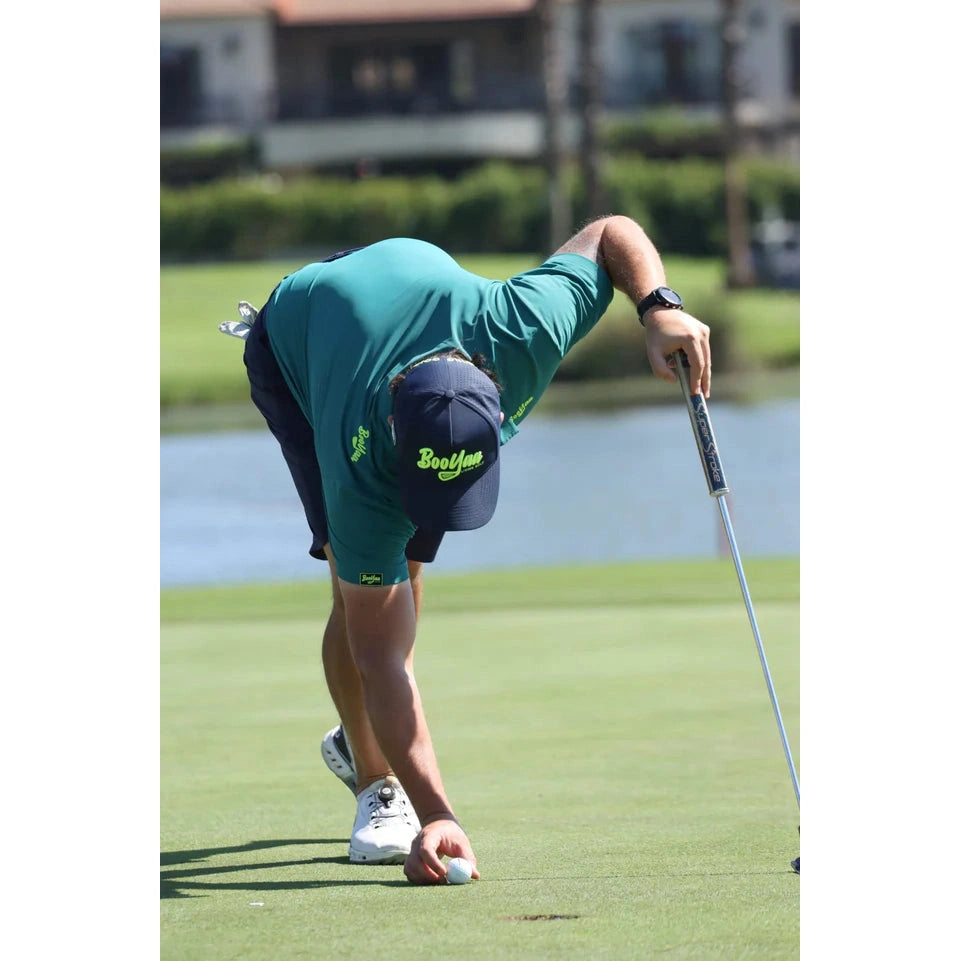 GRANDEUR GREEN | XI Premium Collection BooYaa Polo - Golf Society