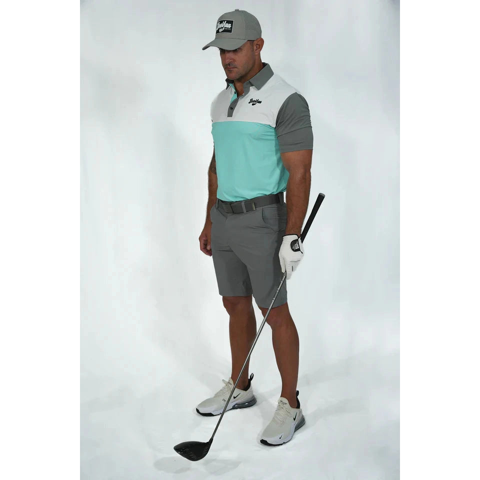 BooYaa Golf Shorts - Birdie Breather (Grey) - Golf Society