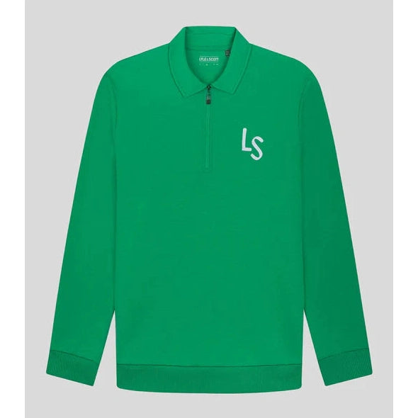 LYLE & SCOTT - LOGO QUARTER ZIP SWEATSHIRT - Golf Society