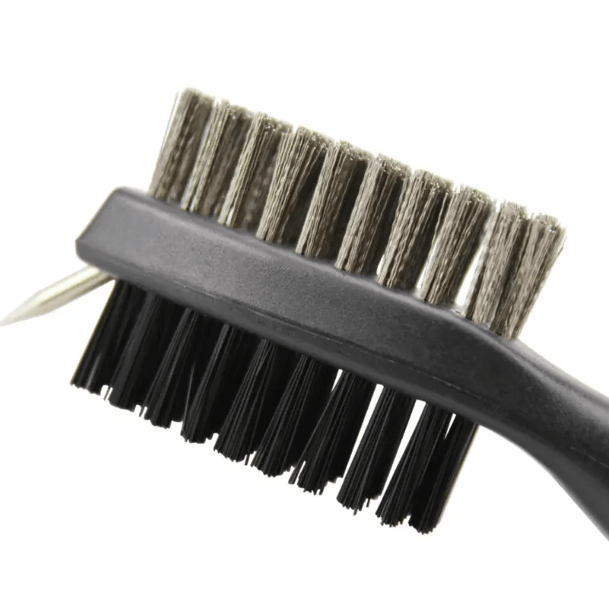 Dual-Sided Portable Golf Groove Cleaning Brush - Essential for Ball Spin & Accuracy - Golf Society