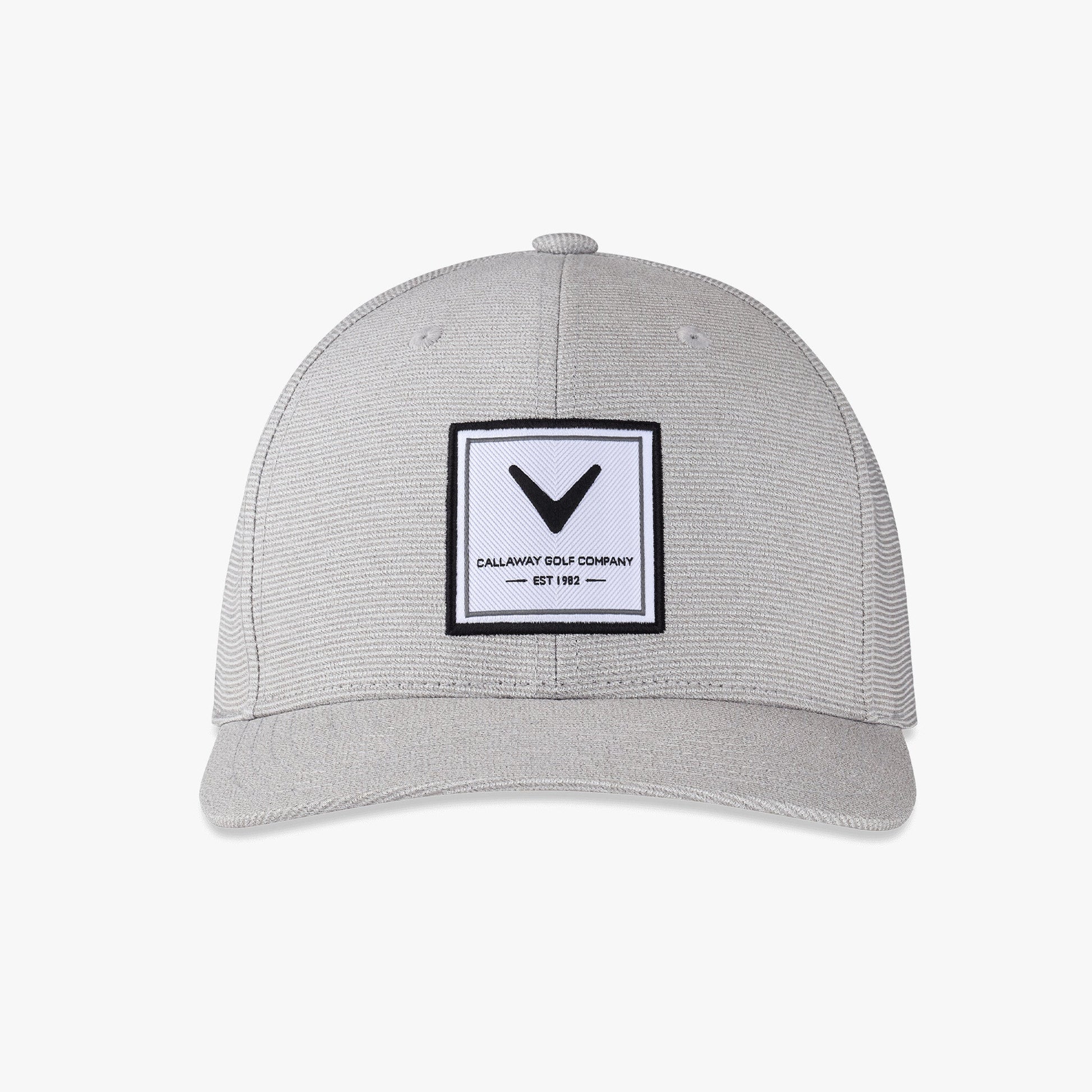 Callaway Rutherford Collection Flexfit Snapback Headwear with moisture-wicking fabric and logo patch.