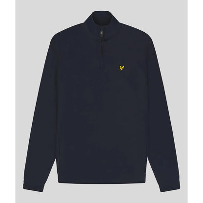 Lyle & Scott Performance Golf 1/4 Zip Midlayer - Dark Navy - Breathable & Durable - Golf Society